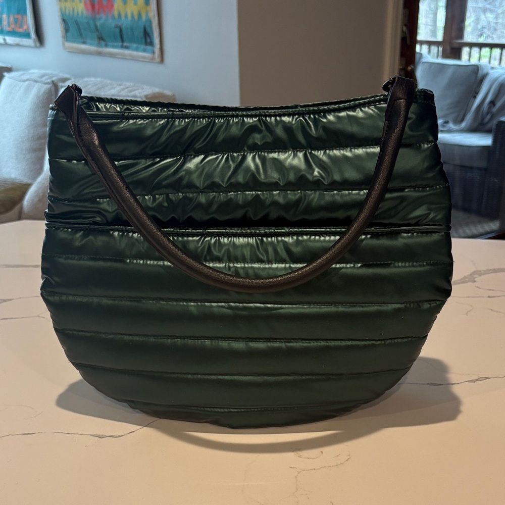 Think Royln U Messenger Bag Metallic Green